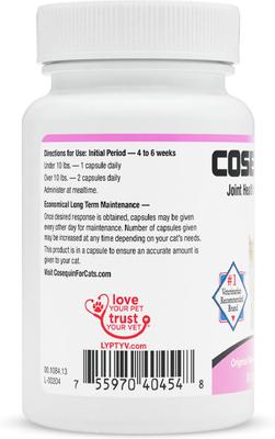 Show full view: Nutramax Proviable-DC Capsules Digestive Supplement+ Cosequin Capsules Joint Supplement for Cats slide 7 of 9