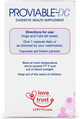 Show full view: Nutramax Proviable-DC Capsules Digestive Supplement + Nutramax Cobalequin Chewable Tablets Supplement for Dogs slide 6 of 9