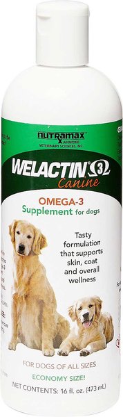 Show full view: Nutramax Welactin Canine Omega-3 Liquid + Dasuquin with MSM Joint Health Chewable Tablets Large Dog Supplement slide 4 of 8