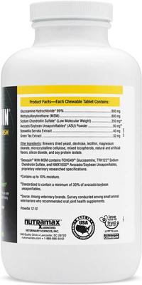 Show full view: Nutramax Welactin Canine Omega-3 Liquid + Dasuquin with MSM Joint Health Chewable Tablets Large Dog Supplement slide 6 of 8