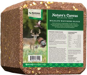 Nutrena Nature's Canvas Wildlife Watchers Block Deer Feed, 21-lb block