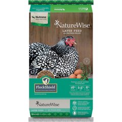 Nutrena NatureWise Layer 16% Protein Pellet Chicken Feed, 50-lb bag