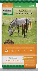 Nutrena SafeChoice Mare & Foal Pellet Horse Feed, 50-lb bag