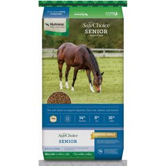 Nutrena SafeChoice Senior Horse Feed, 50-lb bag