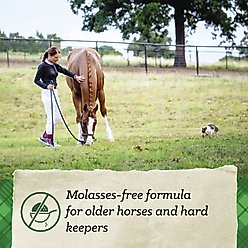 Nutrena SafeChoice Senior Molasses Free Horse Feed, 50-lb bag slide 2 of 8