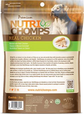 Show full view: Nutri Chomps 4" Chicken Knot with Flavor Wrap Dog Treats, 7 count slide 3 of 9