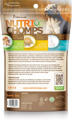 Show full view: Nutri Chomps 6" Assorted Flavor Braid Dog Treats, 12 count bundle slide 3 of 10