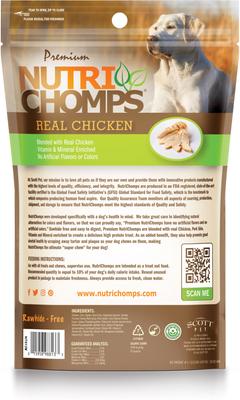 Show full view: Nutri Chomps 6" Chicken Flavor Braid Dog Treats, 8 count slide 3 of 10