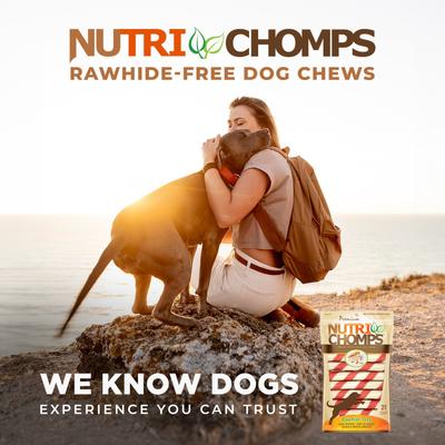 Show full view: Nutri Chomps 6-inch Chicken Wrapped Twist Chew Dog Treats, 21 count slide 8 of 10
