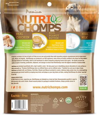 Show full view: Nutri Chomps 6" Mixed Flavor Braid Dog Treats, 10 count slide 3 of 9
