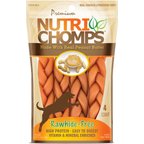 Nutri Chomps 6" Peanut Butter Flavor Braid Dog Treats, 4 count