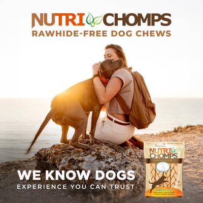 Show full view: Nutri Chomps 9-in Milk Flavor Braid Dog Treats, 4 count slide 8 of 10