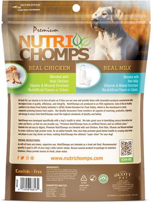 Show full view: Nutri Chomps 9-in Milk Flavor Braid Dog Treats, 4 count slide 3 of 10