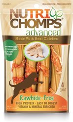 Nutri Chomps Advanced 6" Chicken Twists Dog Treats, 4 count