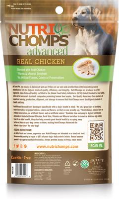 Show full view: Nutri Chomps Advanced 6" Chicken Twists Dog Treats, 4 count slide 3 of 10
