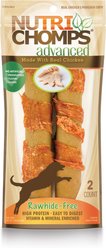 Nutri Chomps Advanced 8" Chicken Twists Dog Treats, 2 count