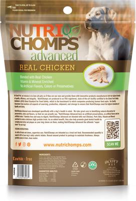 Show full view: Nutri Chomps Advanced Mini Chicken Knot Dog Treats, 12 count slide 4 of 10