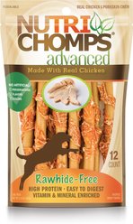 Nutri Chomps Advanced Mini Twists Real Chicken Dog Treats, 12 count