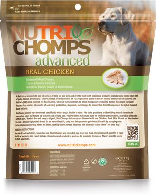 Show full view: Nutri Chomps Advanced Real Chicken Knot Dog Treats, 8 count slide 3 of 9