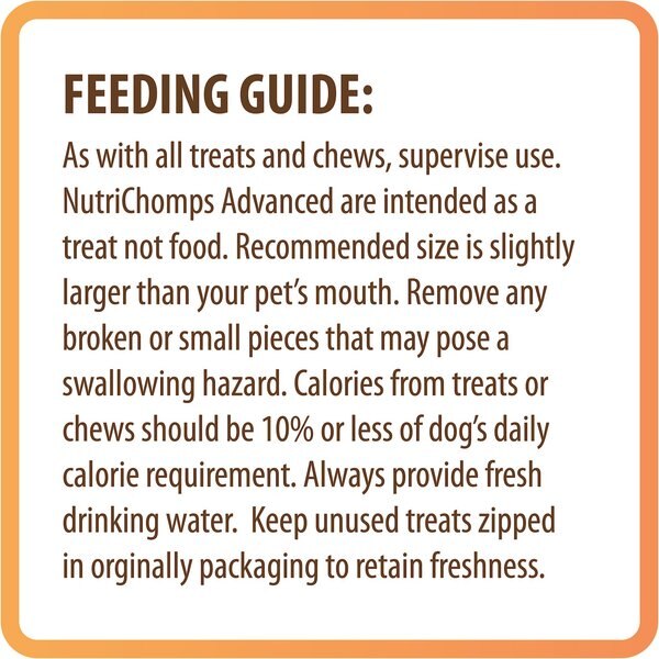 Nutri Chomps Advanced Twists Peanut Butter Flavor Dog Treats, 4 count