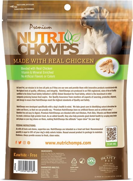 Nutri Chomps Chicken Flavor Ears Dog Treats