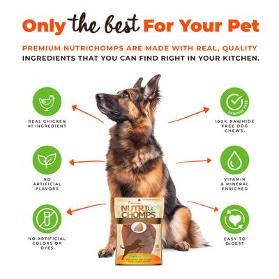 Show full view: Nutri Chomps Chicken Flavor Ears Dog Treats, 10 count slide 6 of 10