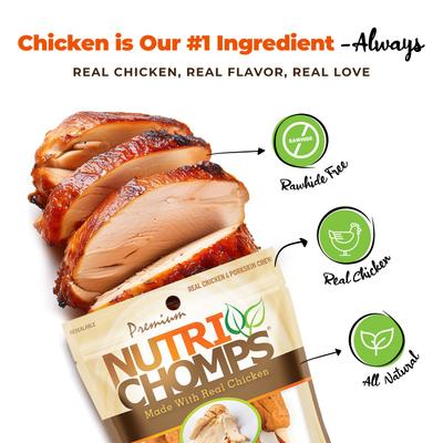Show full view: Nutri Chomps Chicken Kabobs Dog Treats, 6 count slide 4 of 10