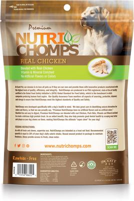 Show full view: Nutri Chomps Chicken Twist with Flavor Wrap Dog Treats, 30 count bundle slide 3 of 10