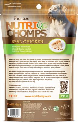 Show full view: Nutri Chomps Mini Chicken Flavor Twist Dog Treats, 10 count slide 3 of 9