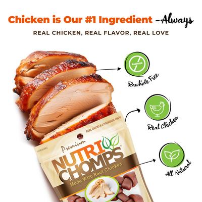 Show full view: Nutri Chomps Mini Chicken Knot Dog Treats, 8 count slide 4 of 10