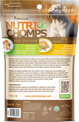 Show full view: Nutri Chomps Mini Peanut Butter Flavor Twist Dog Treats, 10 count slide 3 of 10