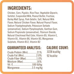 Nutri Chomps Twists Chicken, Peanut Butter & Milk Flavor Variety Pack Dog Treats, 12 count slide 2 of 8