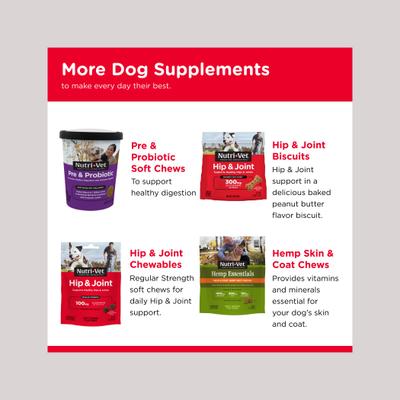 Show full view: Nutri-Vet Advanced Cetyl-M Tablets Joint Supplement for Dogs, 360 count slide 10 of 12