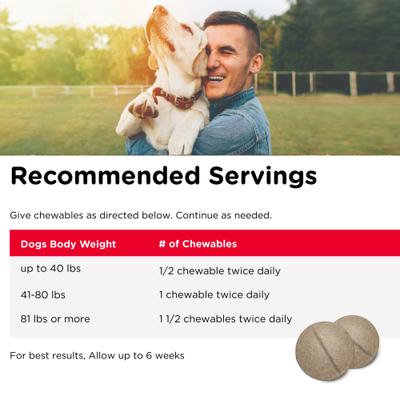 Show full view: Nutri-Vet Advanced Strength Chewable Tablets Joint Supplement for Dogs, 150 count slide 7 of 11