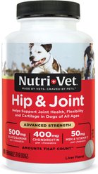 Nutri-Vet Advanced Strength Chewable Tablets Joint Supplement for Dogs, 90 count