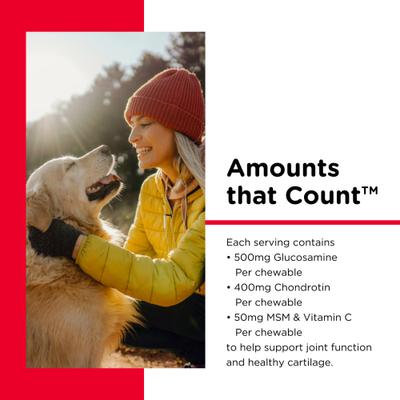 Show full view: Nutri-Vet Advanced Strength Chewable Tablets Joint Supplement for Dogs, 90 count slide 5 of 11