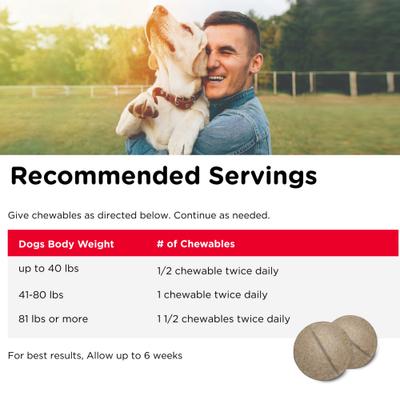 Show full view: Nutri-Vet Advanced Strength Chewable Tablets Joint Supplement for Dogs, 90 count slide 7 of 11