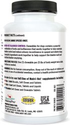 Nutri-Vet Bladder Control Chewable Tablets Urinary Supplement for Dogs, 90 count slide 2 of 9