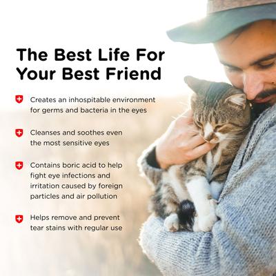 Show full view: Nutri-Vet Cat Eye Rinse, 4-fl oz bottle slide 4 of 13