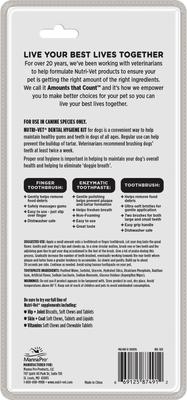 Show full view: Nutri-Vet Chicken Flavored Enzymatic Dog Dental Kit slide 3 of 6