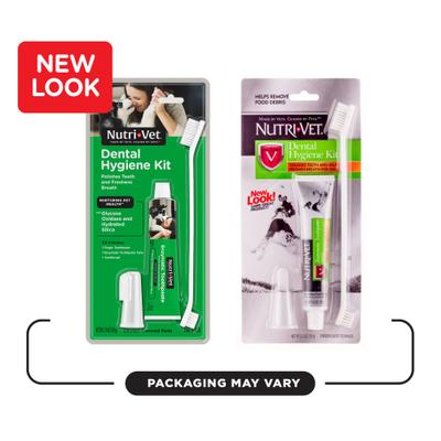 Show full view: Nutri-Vet Chicken Flavored Enzymatic Dog Dental Kit slide 4 of 6