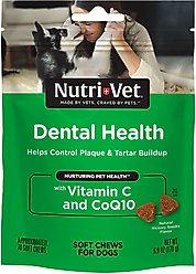 Nutri-Vet Dental Health Dental Dog Treats, 6-oz bag, count varies slide 1 of 9
