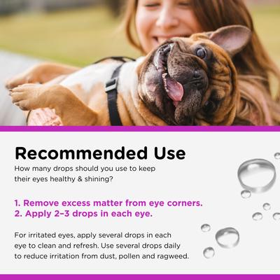 Show full view: Nutri-Vet Dog Eye Rinse & Drops for Dogs, 4-fl oz bottle slide 7 of 12