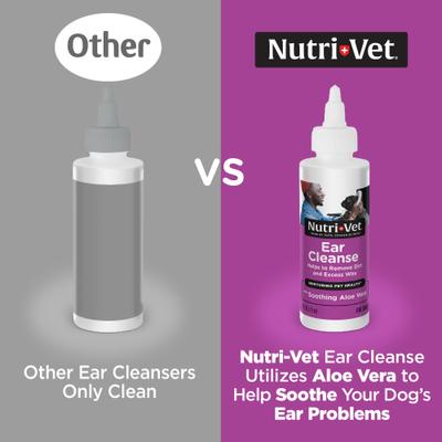 Show full view: Nutri-Vet Ear Cleanse for Dogs, 8-fl oz bottle slide 4 of 11