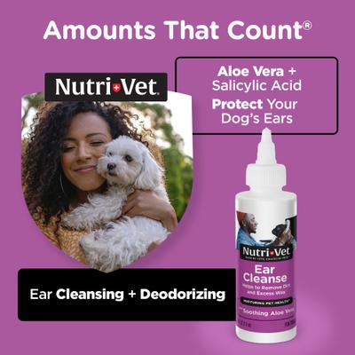 Show full view: Nutri-Vet Ear Cleanse for Dogs, 8-fl oz bottle slide 5 of 11