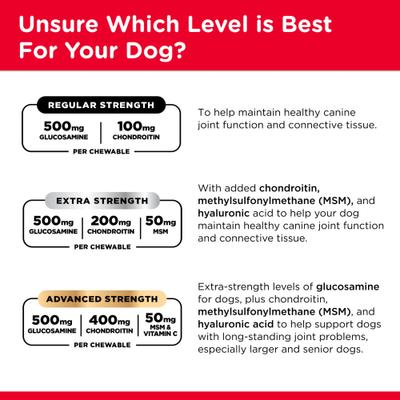 Show full view: Nutri-Vet Extra Strength Chewable Tablets Joint Supplement for Dogs, 120 count slide 8 of 12