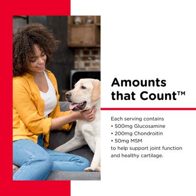 Show full view: Nutri-Vet Extra Strength Chewable Tablets Joint Supplement for Dogs, 75 count slide 5 of 12