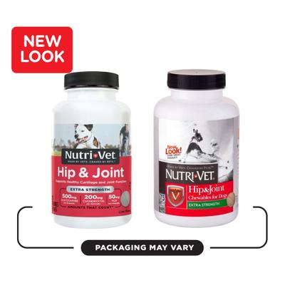 Show full view: Nutri-Vet Extra Strength Chewable Tablets Joint Supplement for Dogs, 75 count slide 10 of 12
