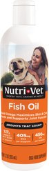 Nutri-Vet Fish Oil Omega-3 Liquid Skin & Coat Supplement for Dogs, 12-fl oz bottle