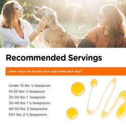 Nutri-Vet Fish Oil Omega-3 Liquid Skin & Coat Supplement for Dogs, 12-fl oz bottle slide 2 of 7